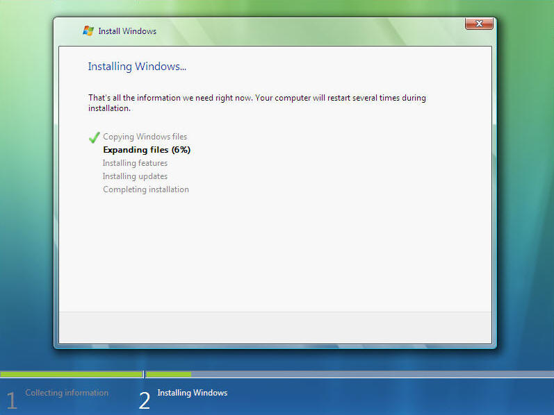 How To Install Windows Vista Black