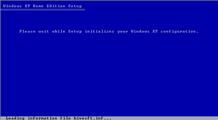 Install Windows XP Screen 13