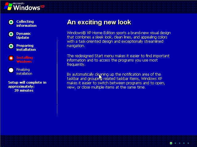 Install Windows XP Screen 16