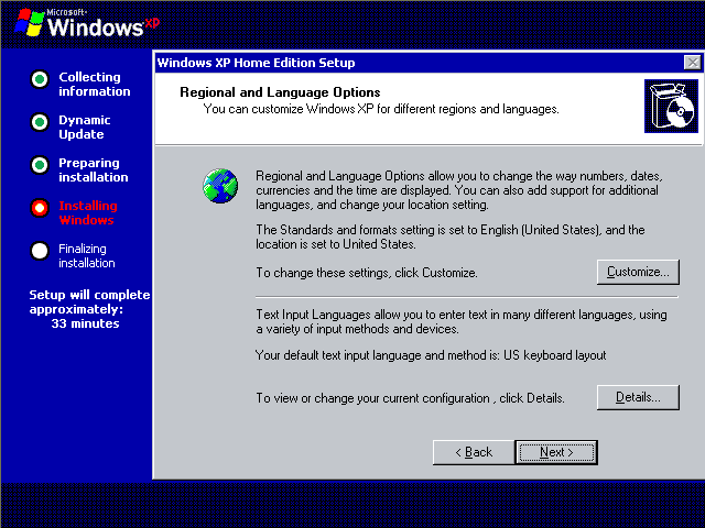 Install Windows XP Screen 17