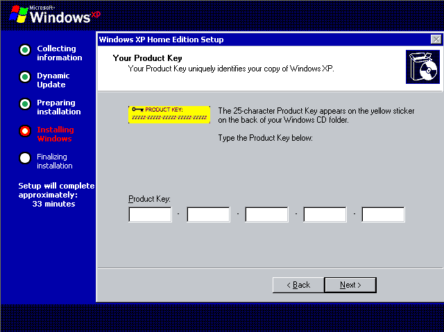 Install Windows XP Screen 19